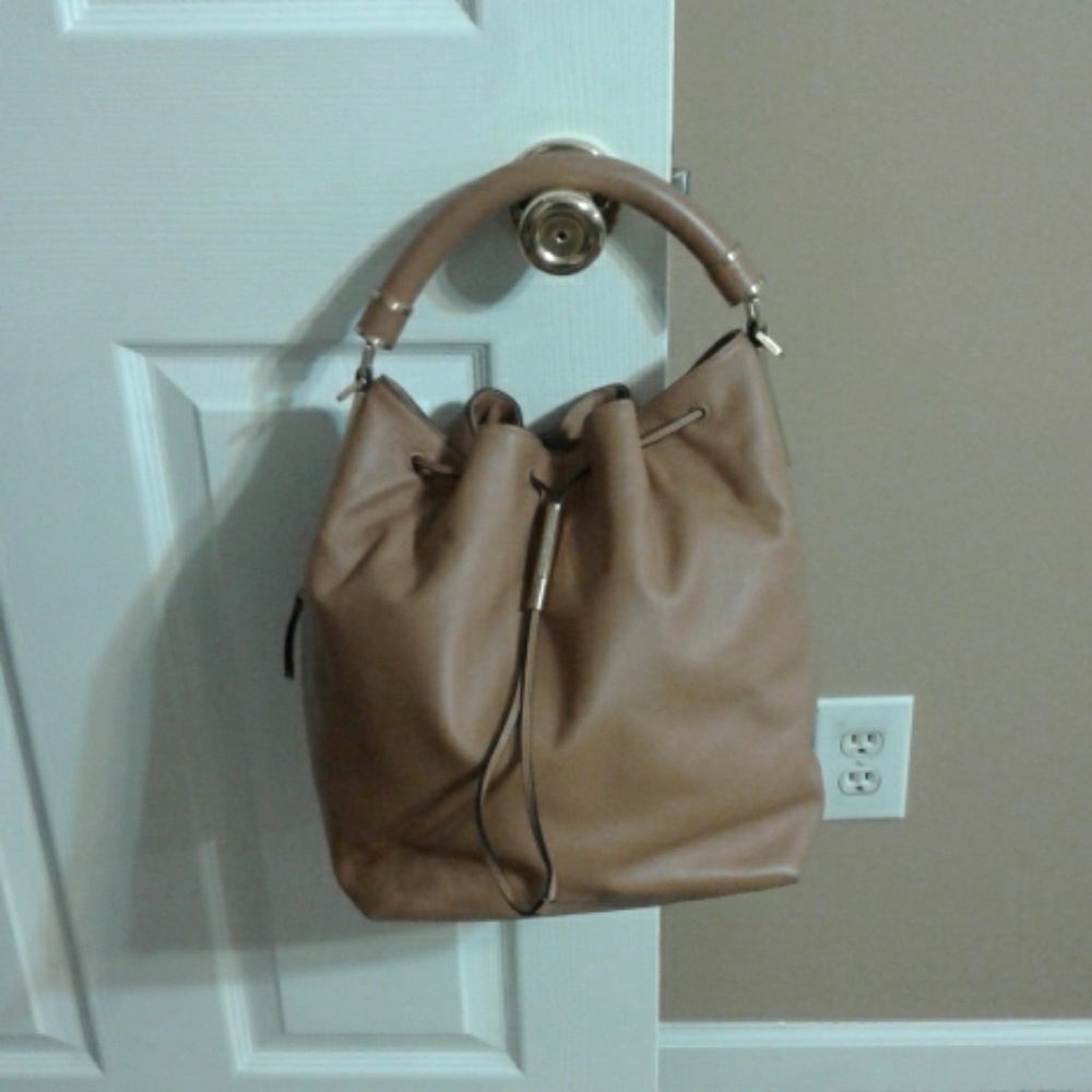 Calvin Klein Buckett leather handbag